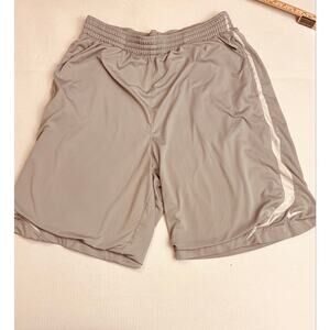 Nike Dri fit sports activewear grey shorts exercise athletic sz Large